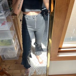 I.AM.GIA. Black High-Waisted Pants